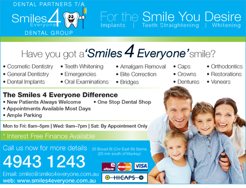 Dental Partners T/A Smiles 4 Everyone Dental Group - Dentists Newcastle 1