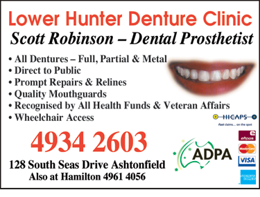 Lower Hunter Denture Clinic - Dentists Newcastle 1